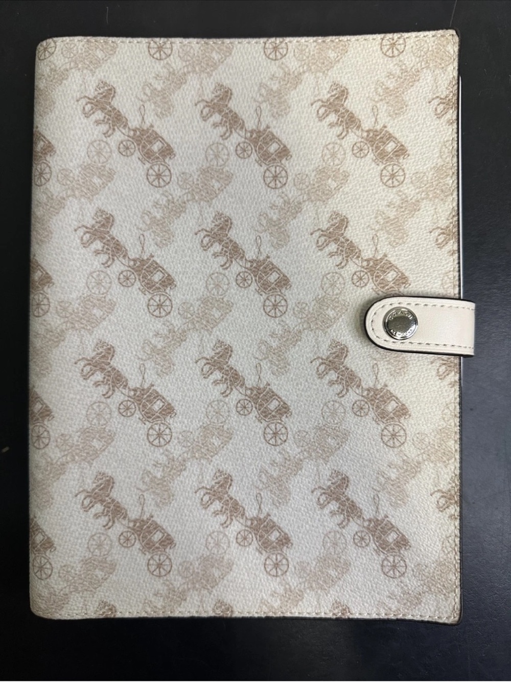 🐴📔🐴  COACH HORSE AND CARRIAGE PRINT NOTEBOOK 🐴📔🐴 NWT 🐴📔🐴